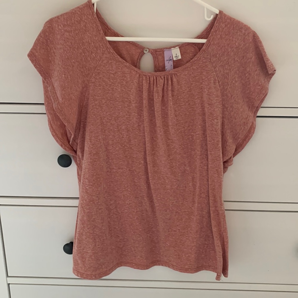 Francesca’s large-sleeved top